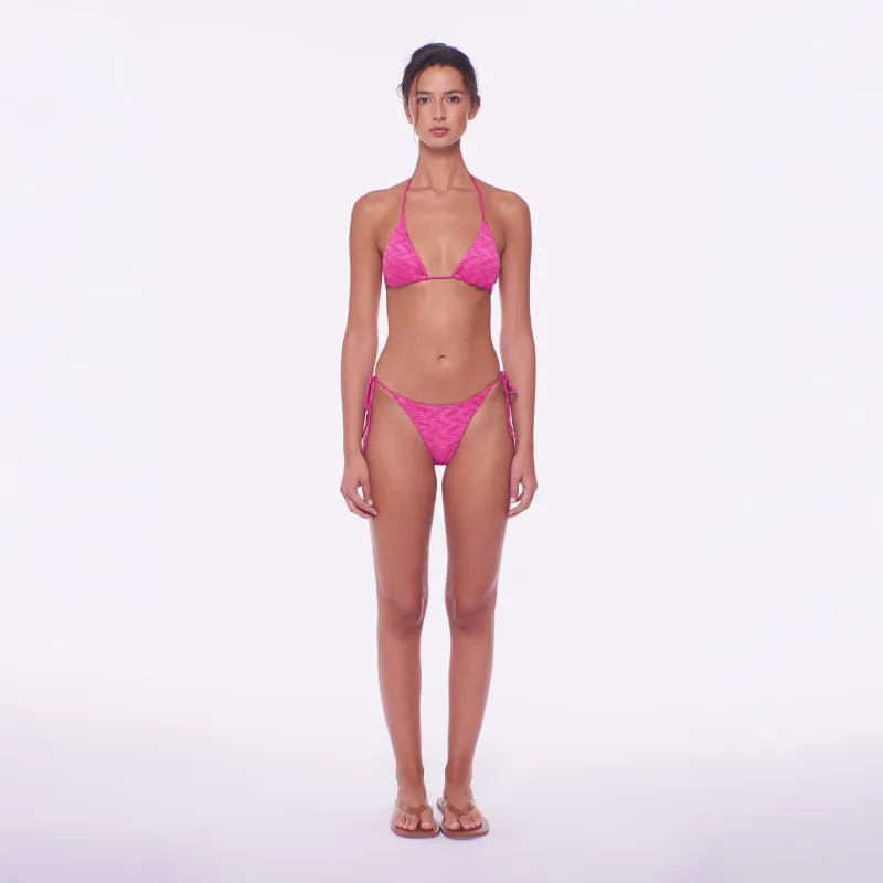 Tonie Textured Bikini Bottom sold by Peixoto