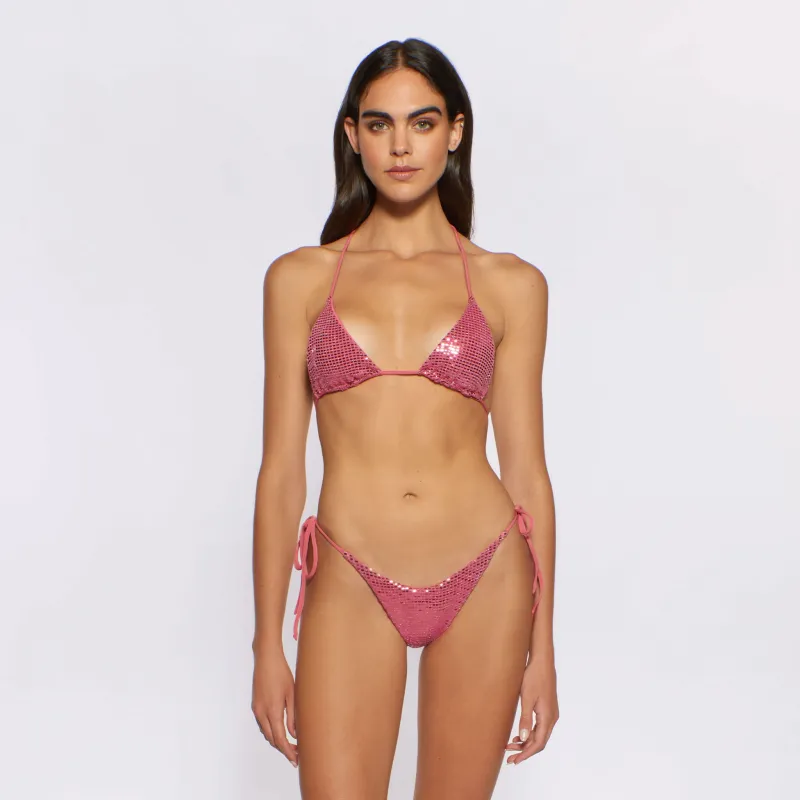 Benji Mirrored Bikini Top sold by Peixoto