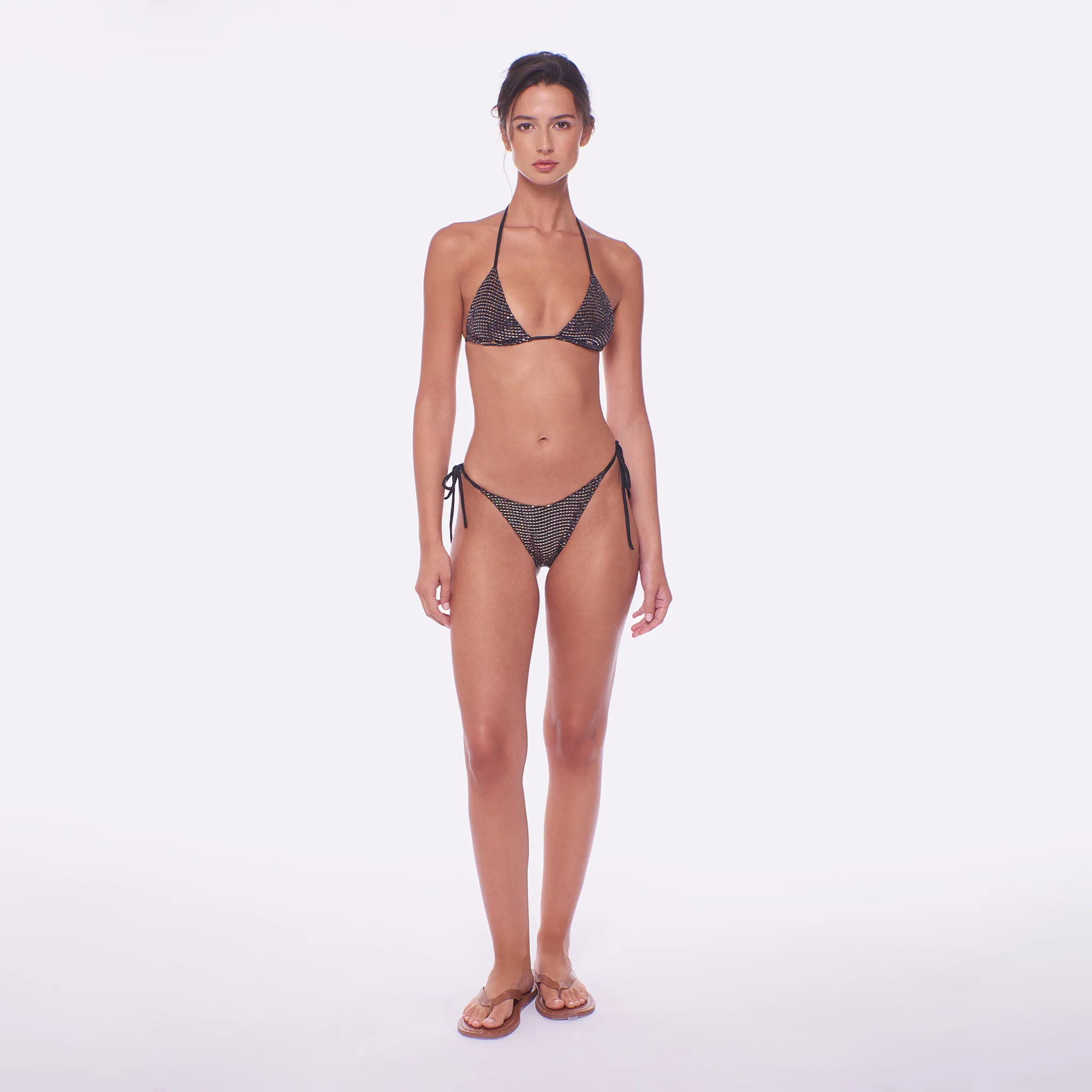 Ari Mirrored Bikini Bottom sold by Peixoto