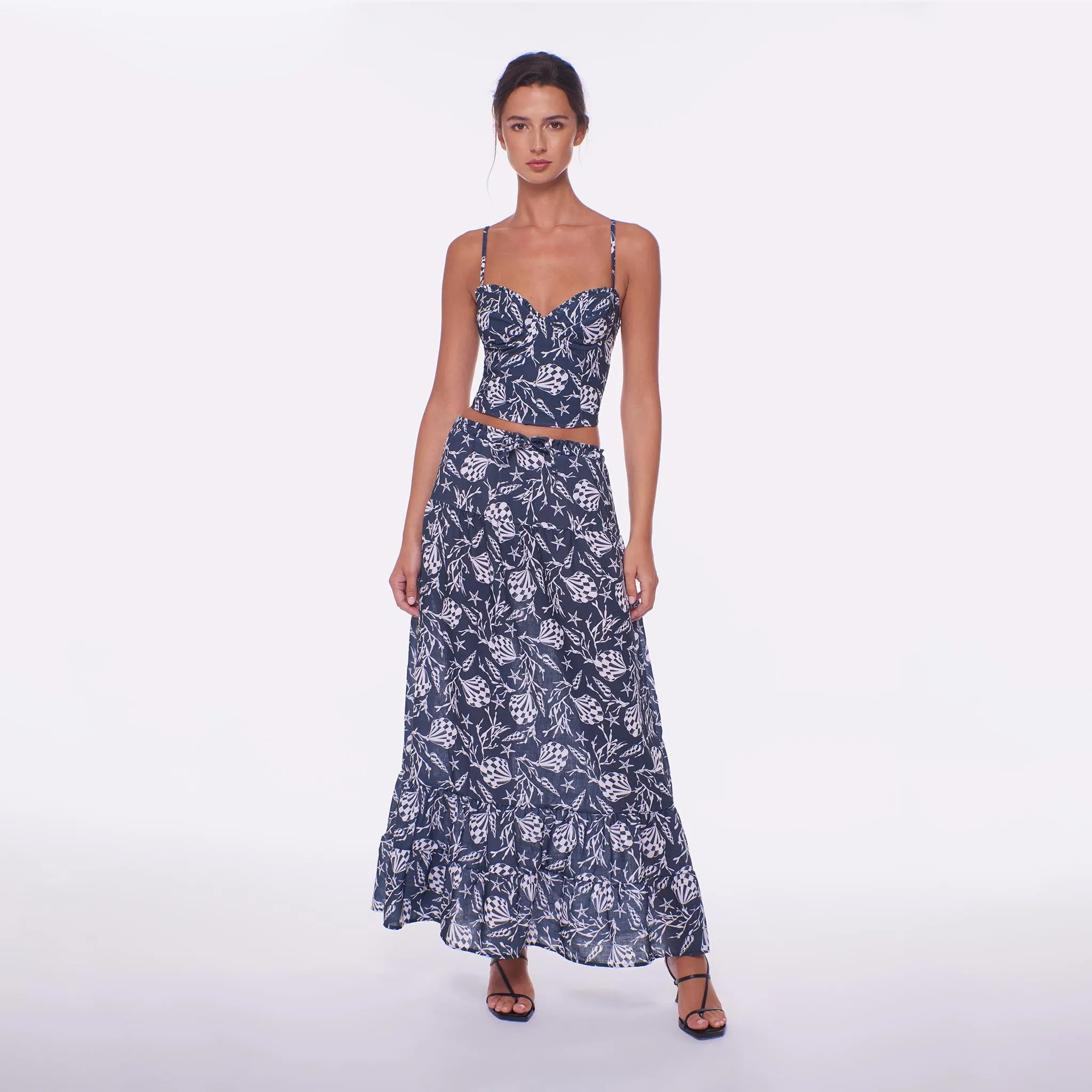 Riley Printed Maxi Skirt sold by Peixoto