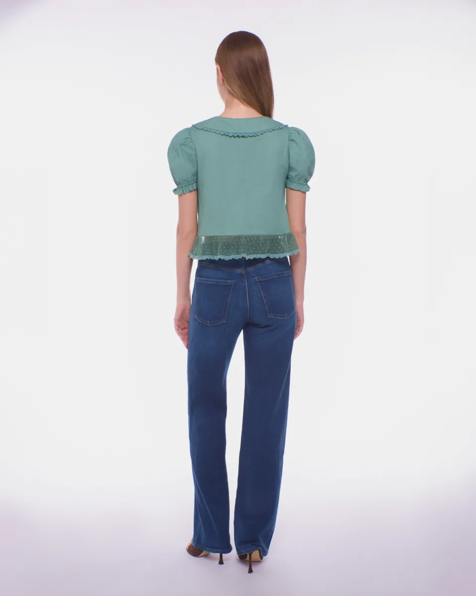 Colette Top - Eucalyptus sold by Peixoto product image thumbnail 2