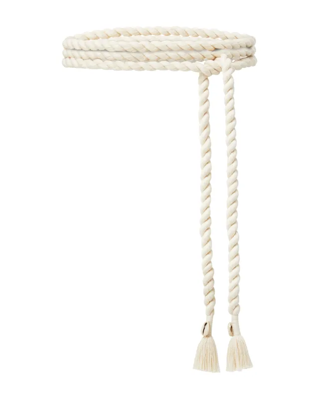Slim Rope Belt sold by Figue