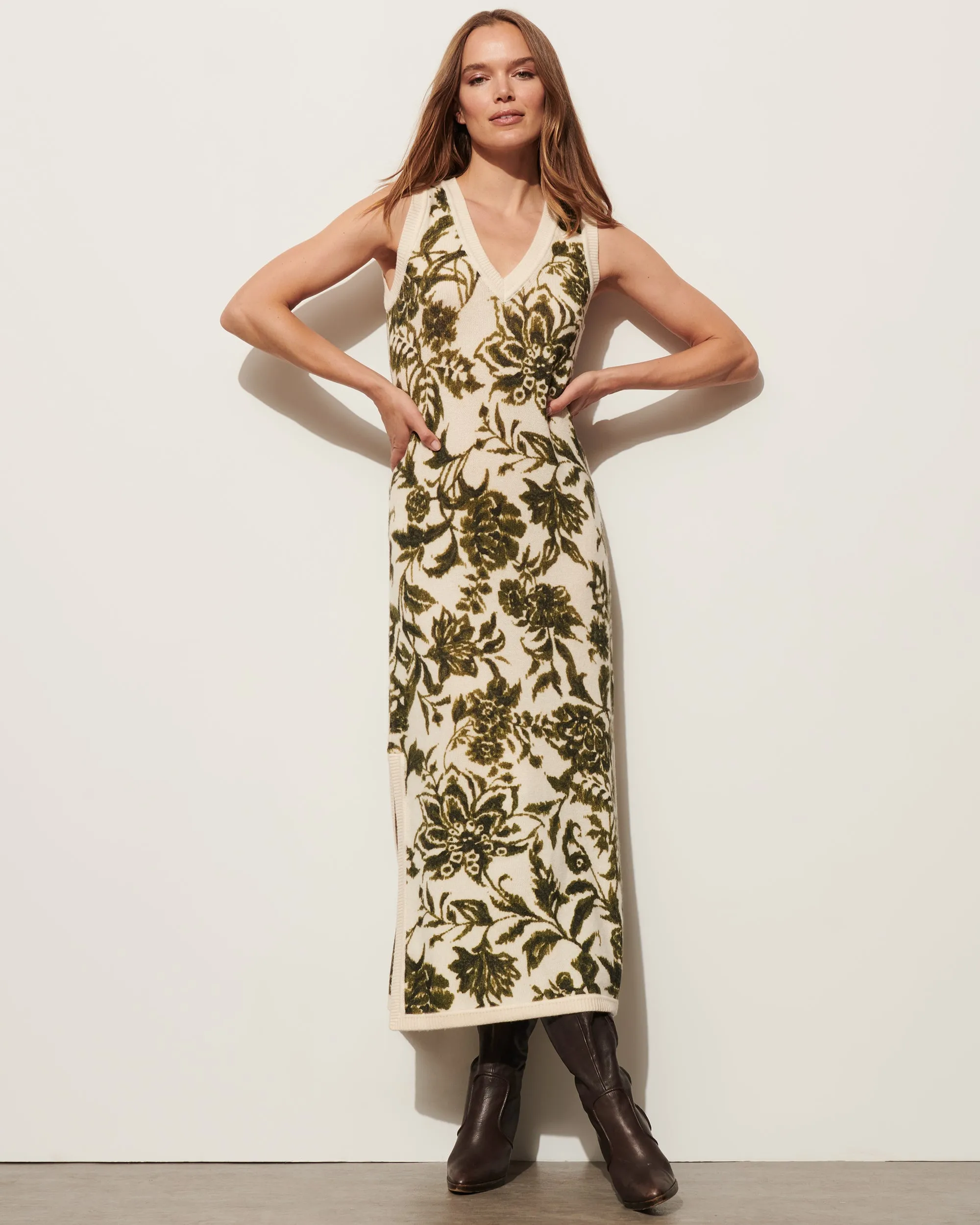 Roxanne Sweater Dress sold by Figue