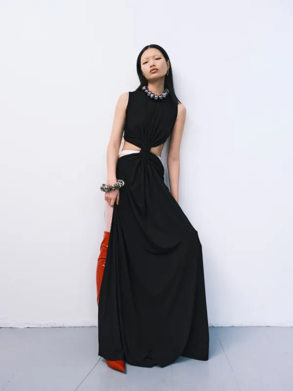 Twisted Cutout Maxi Dress sold by Sid Neigum