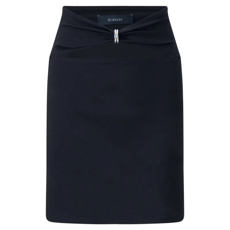 D-ring Slit Mini Skirt sold by Sid Neigum