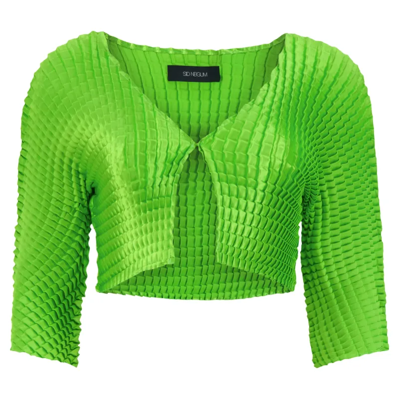 Cropped Pleated Clasp Blouse made by Sid Neigum