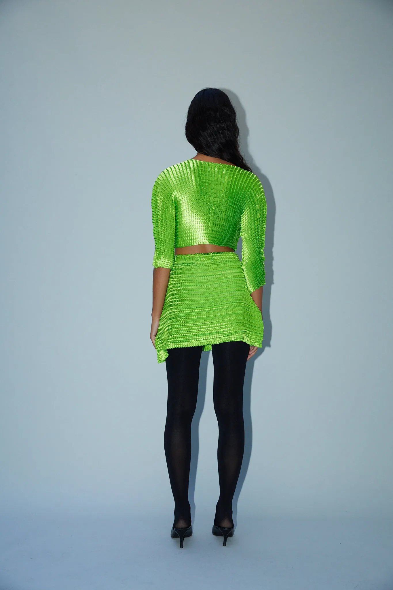 Cropped Pleated Clasp Blouse sold by Sid Neigum product image thumbnail 5