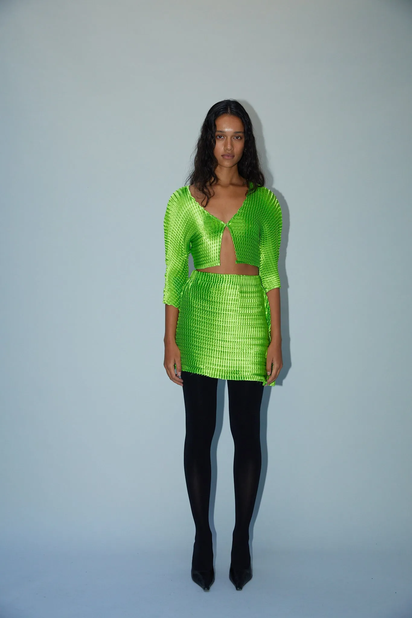 Cropped Pleated Clasp Blouse sold by Sid Neigum product image thumbnail 2