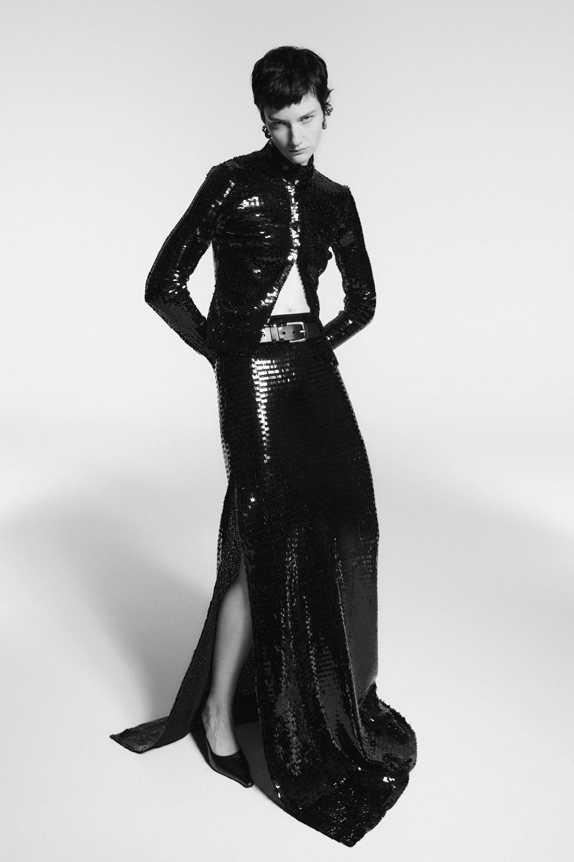 Rectangular Sequin Top sold by Sid Neigum