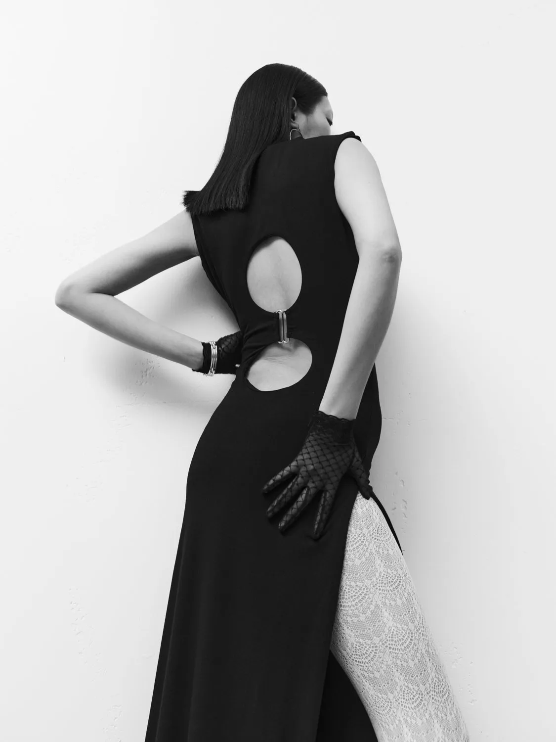 Back Cutout Cowl Dress sold by Sid Neigum product image thumbnail 2