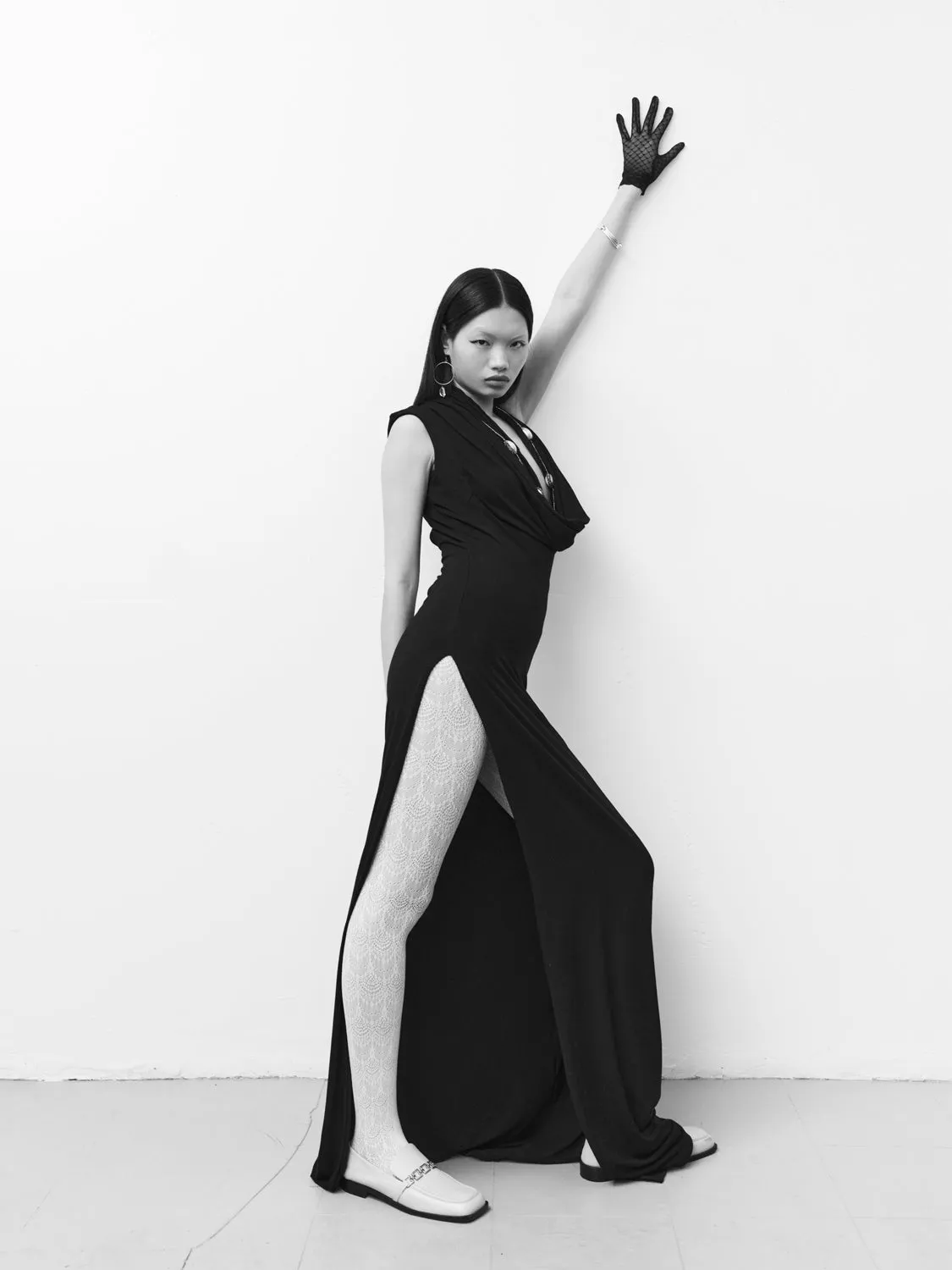 Back Cutout Cowl Dress sold by Sid Neigum