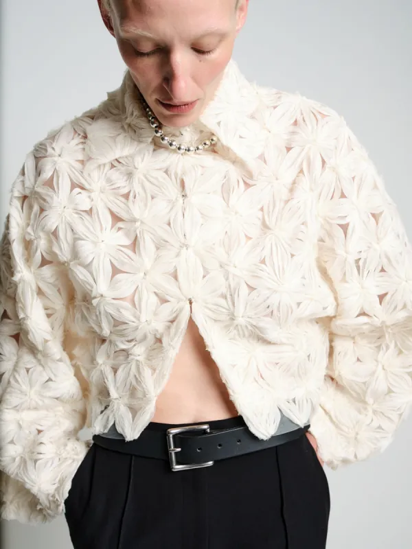 Floral Embroidered Kimono Top sold by Sid Neigum