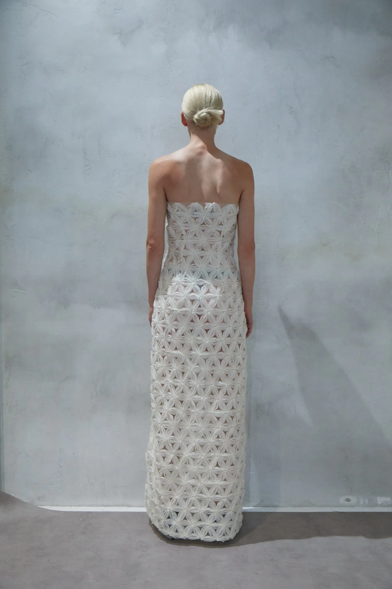 Floral Embroidered Strapless Dress sold by Sid Neigum product image thumbnail 5