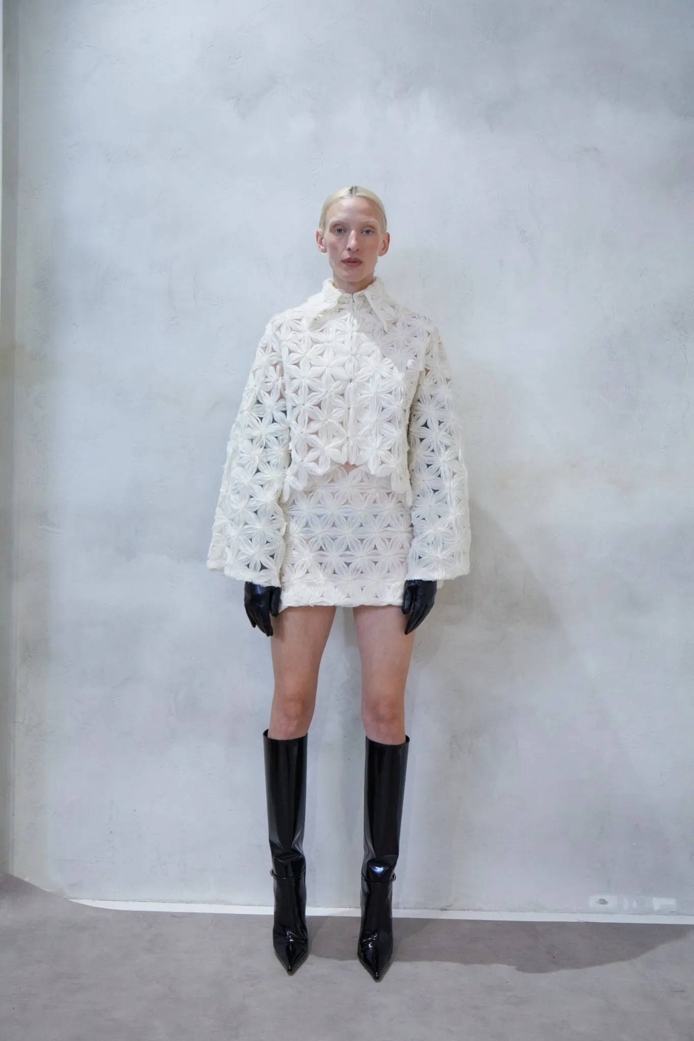 Floral Embroidered Mini Skirt sold by Sid Neigum product image thumbnail 2