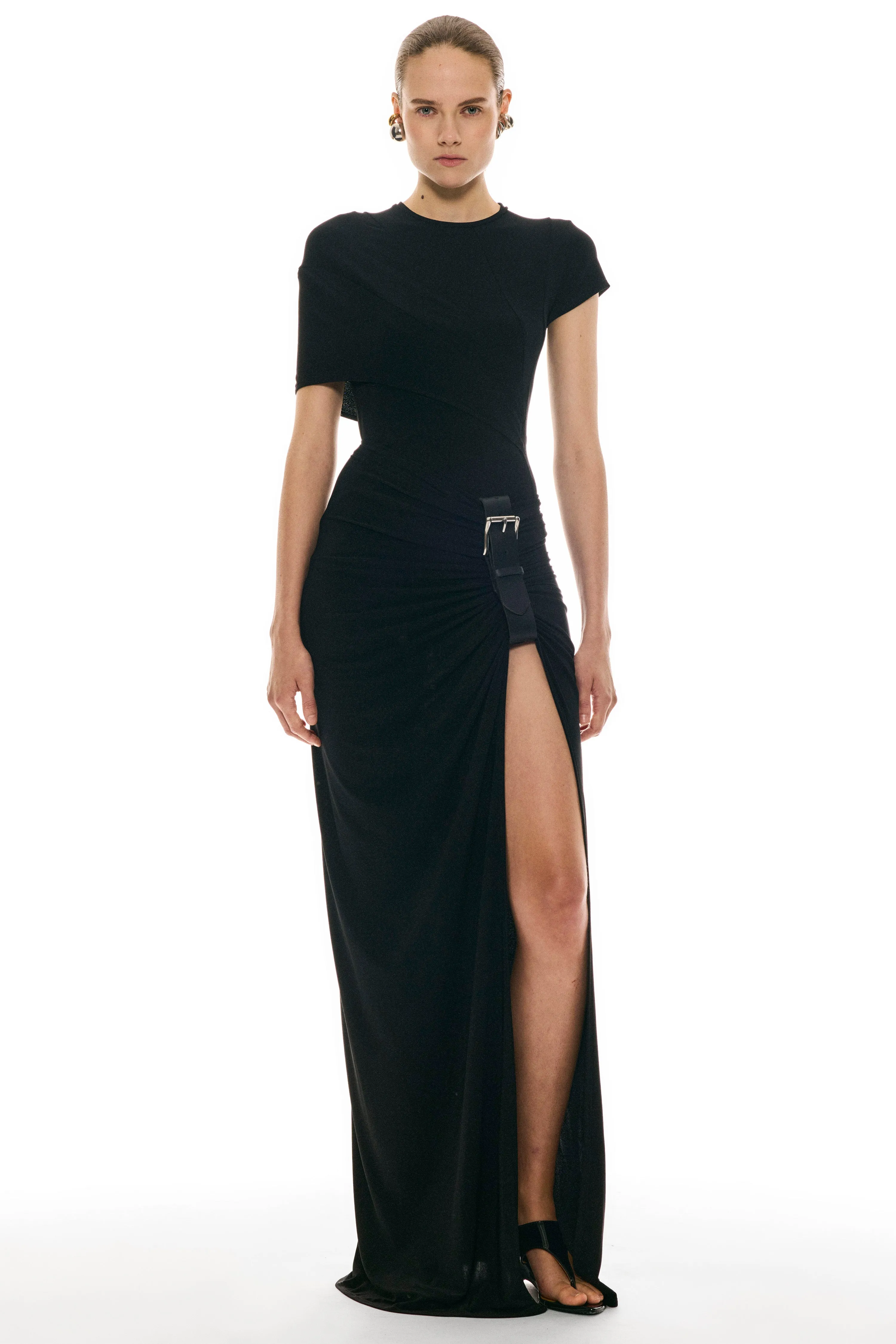 Floor Length Gathered Belt Skirt sold by Sid Neigum product image thumbnail 3