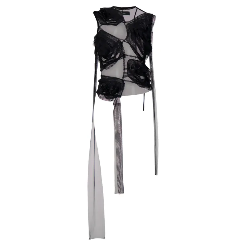 Embroidered Cut-Out Top sold by Sid Neigum