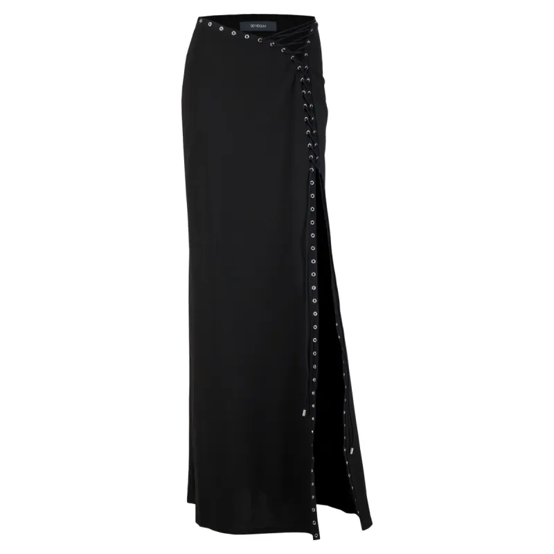 Asymmetrical Lace-up Skirt sold by Sid Neigum