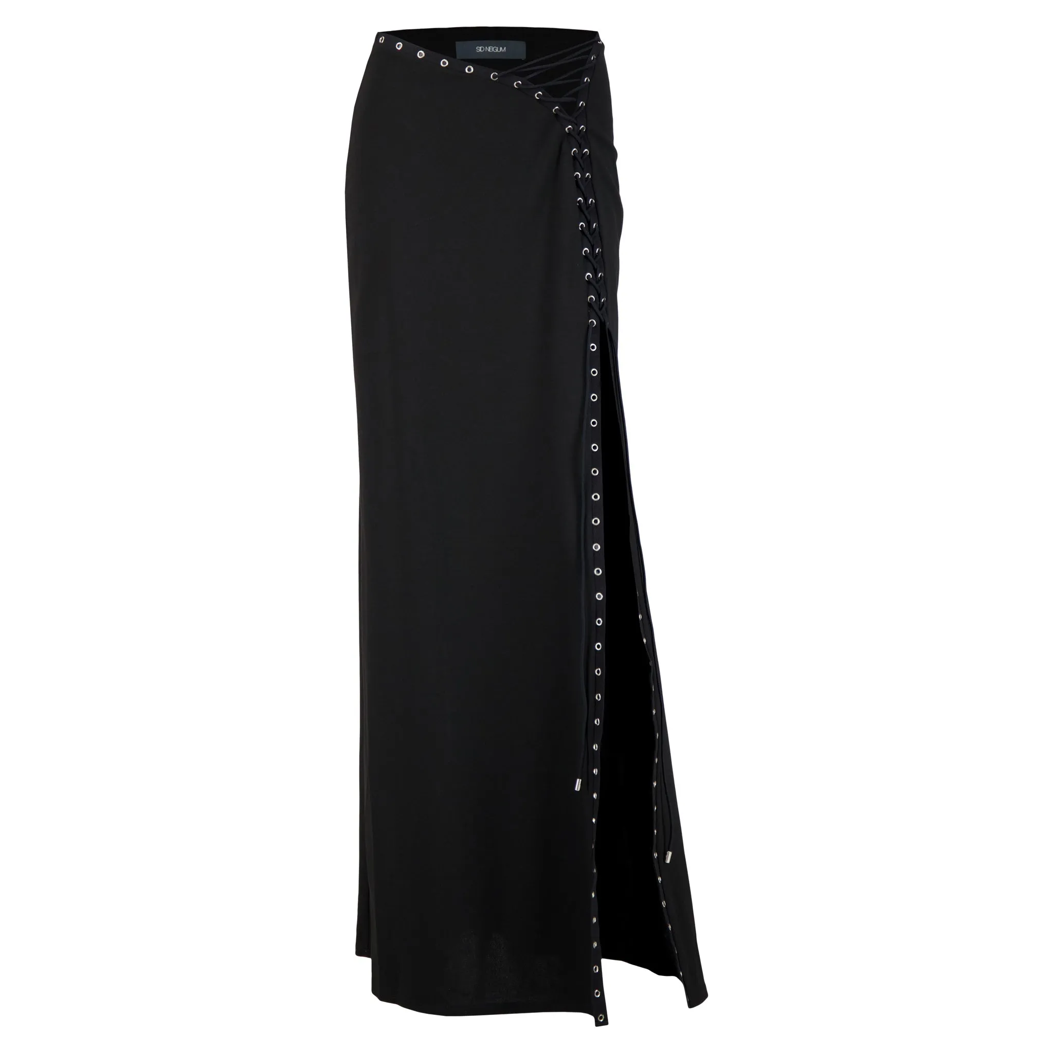 Asymmetrical Lace-up Skirt sold by Sid Neigum