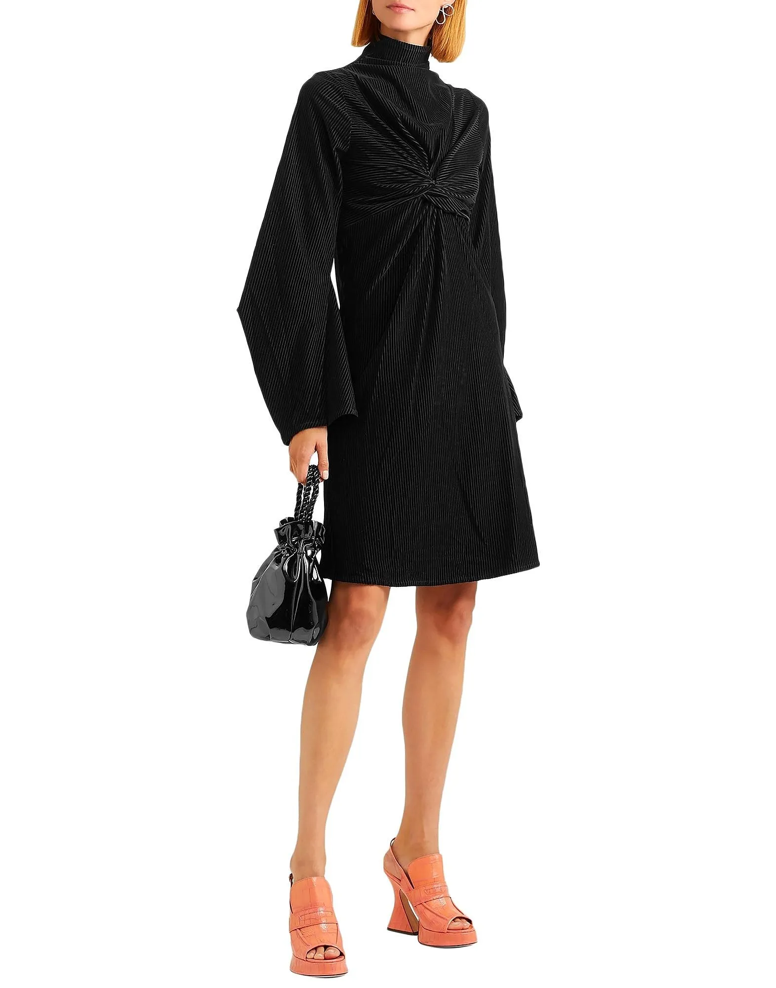 Archival Twisted Velvet Dress sold by Sid Neigum