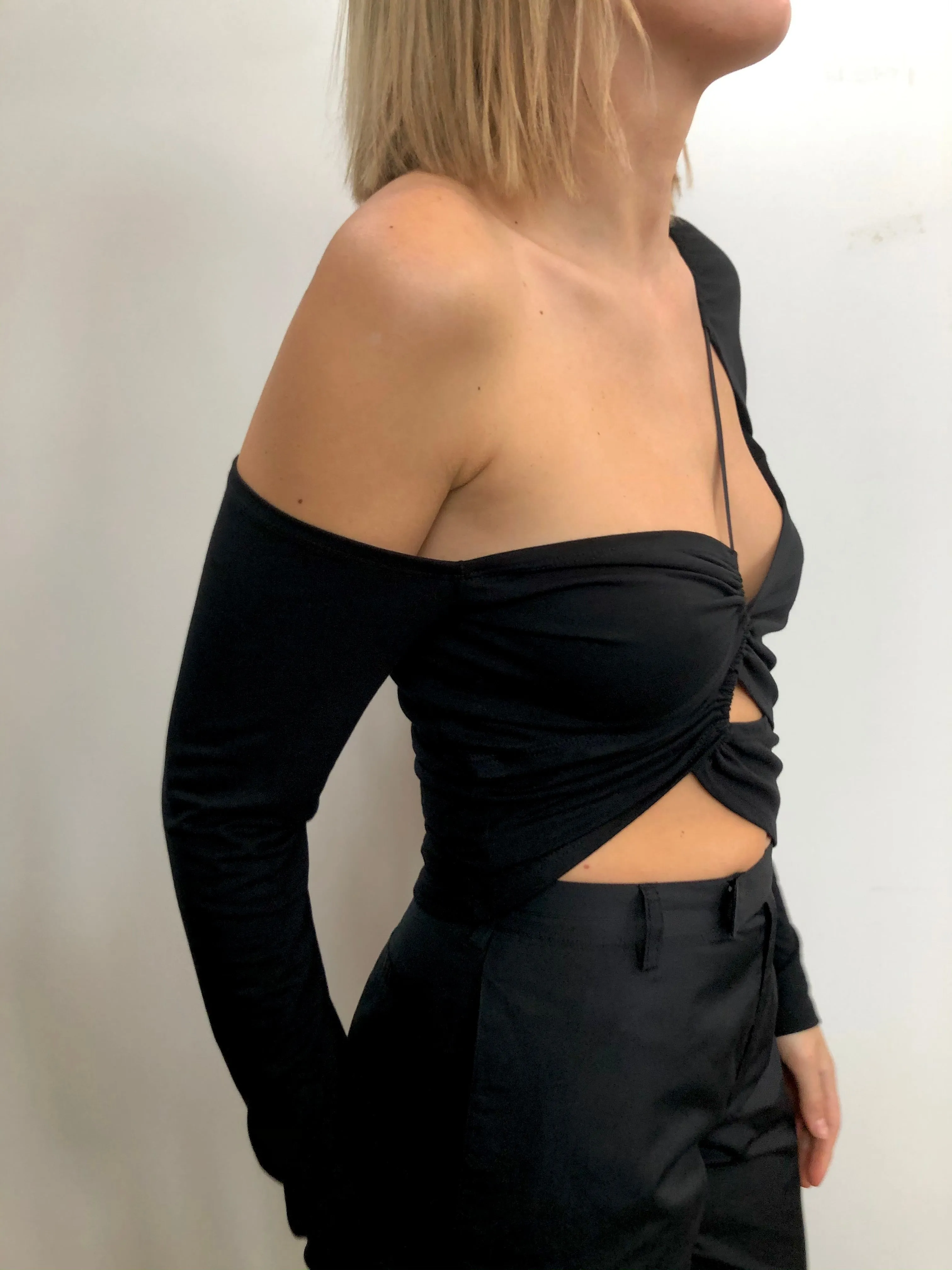 Lightweight Bamboo Cutout Top sold by Sid Neigum product image thumbnail 4