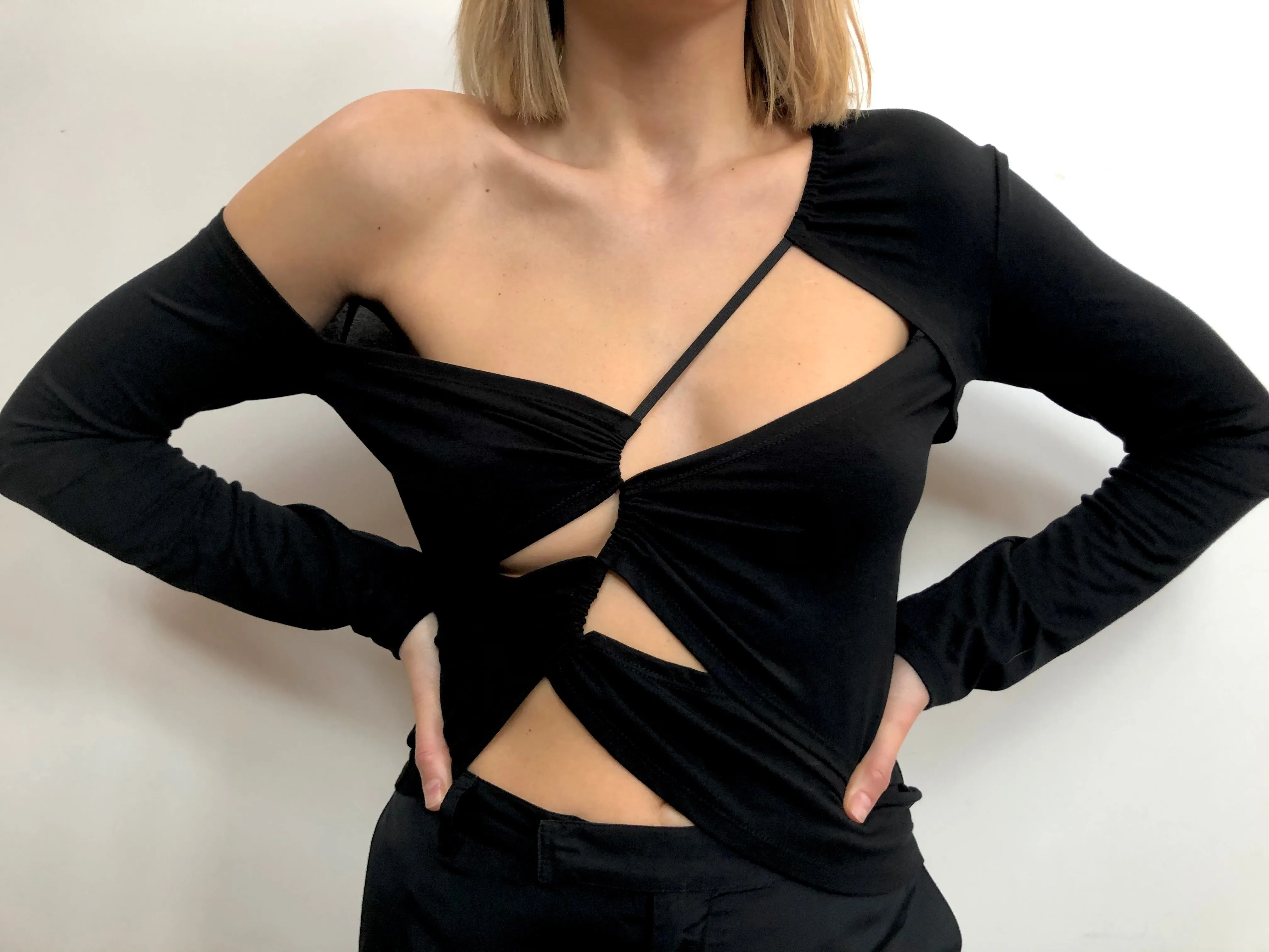 Lightweight Bamboo Cutout Top sold by Sid Neigum product image thumbnail 3