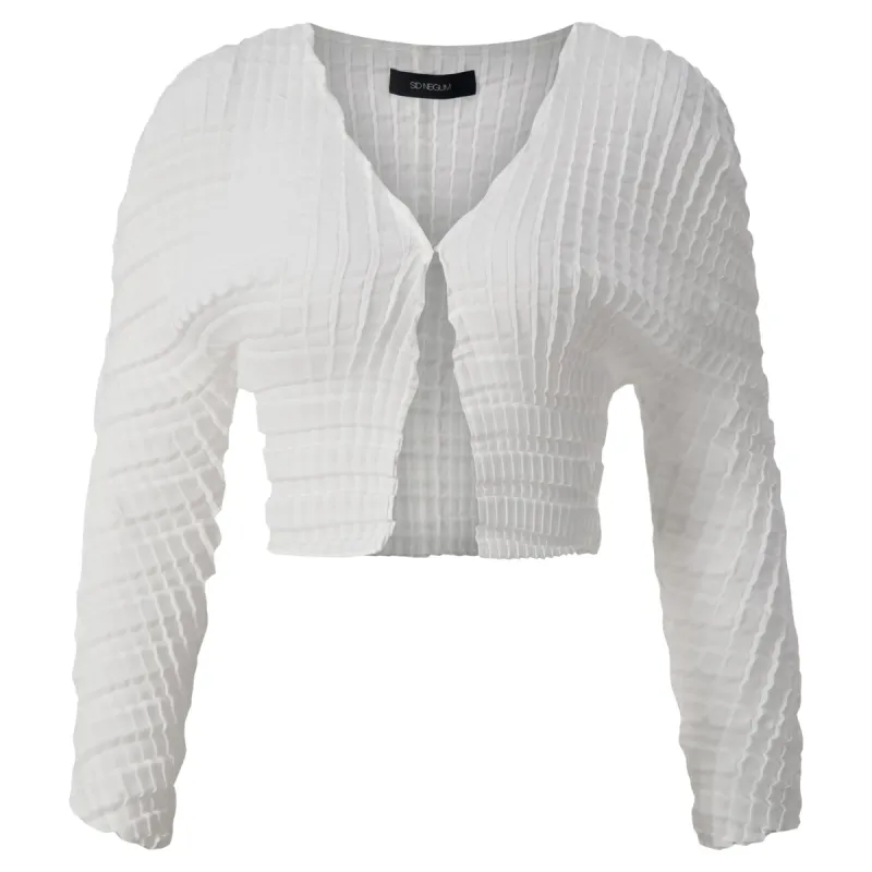 Cropped Pleated Blouse sold by Sid Neigum