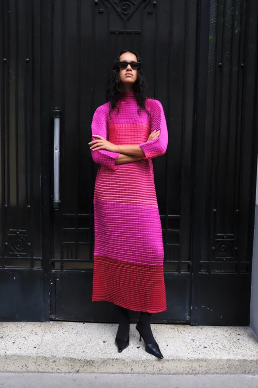 Tri-Tone Double Pleated Skirt sold by Sid Neigum