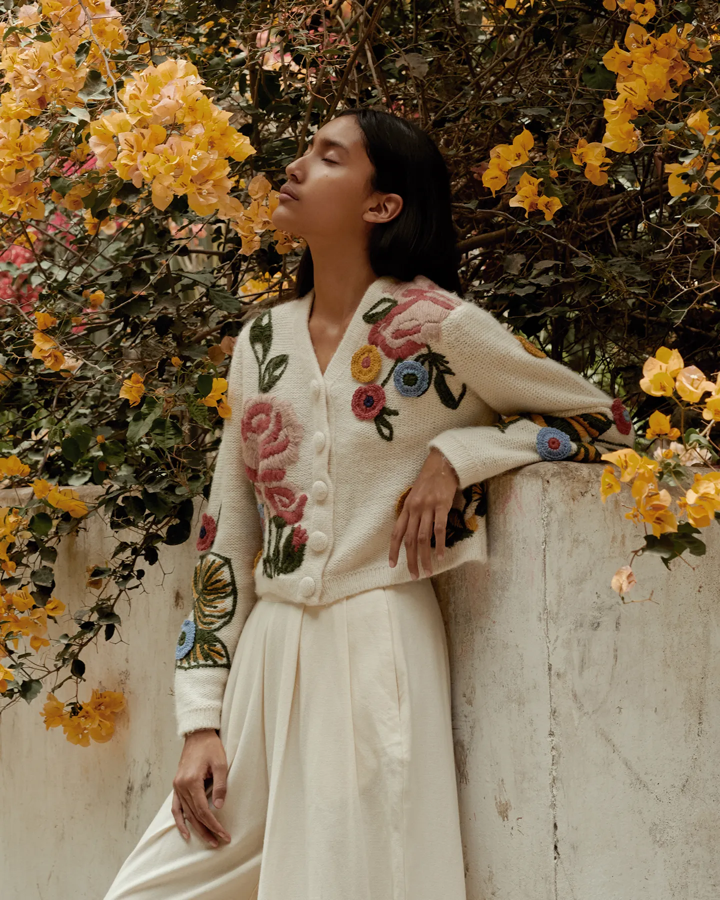 AMAPOLA CARDIGAN | IVORY sold by ESCVDO