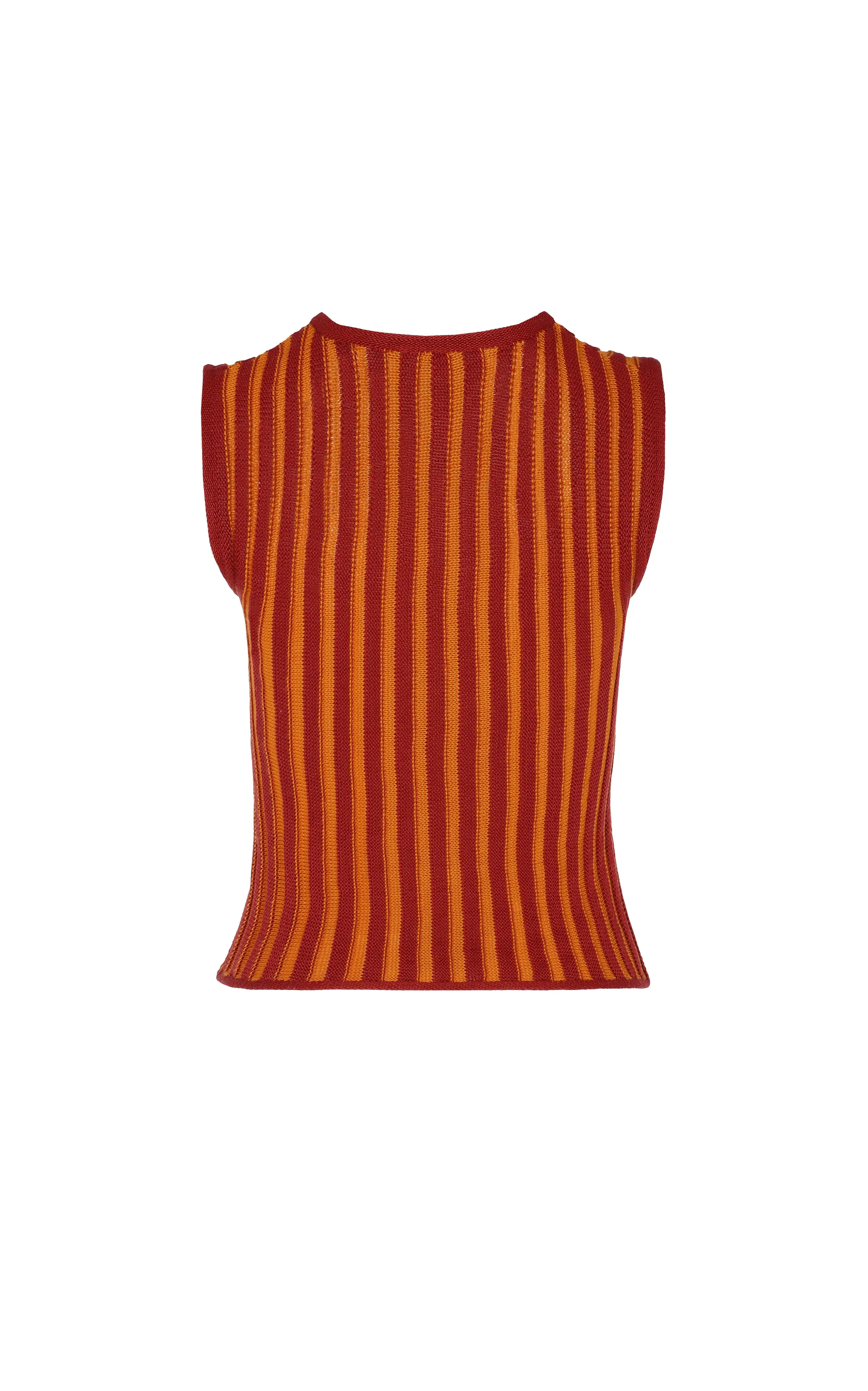 MARINA HALTER TOP | BURGUNDY / ORANGE sold by ESCVDO product image thumbnail 4