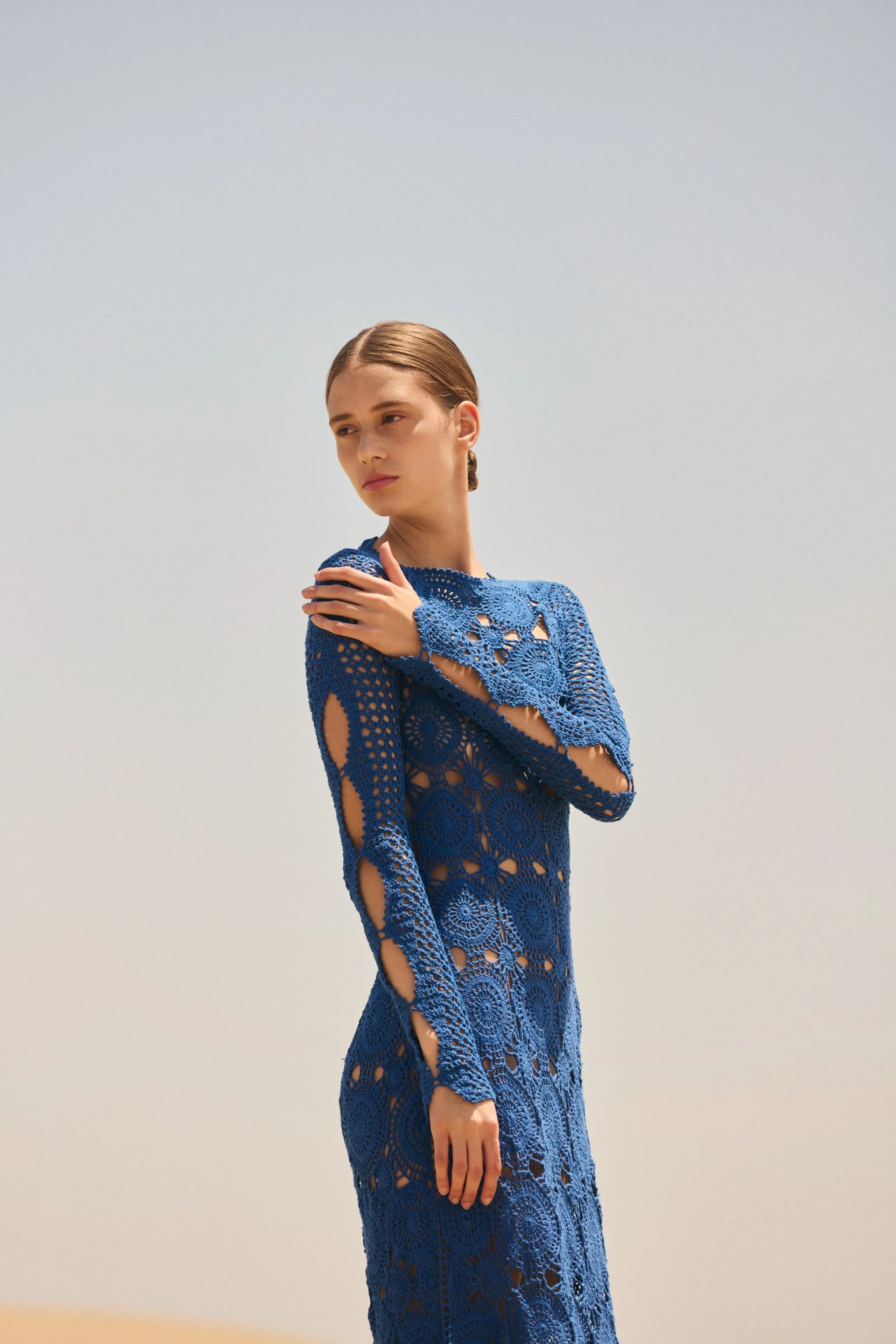 JULES MAXI DRESS | BLUE sold by ESCVDO product image thumbnail 4