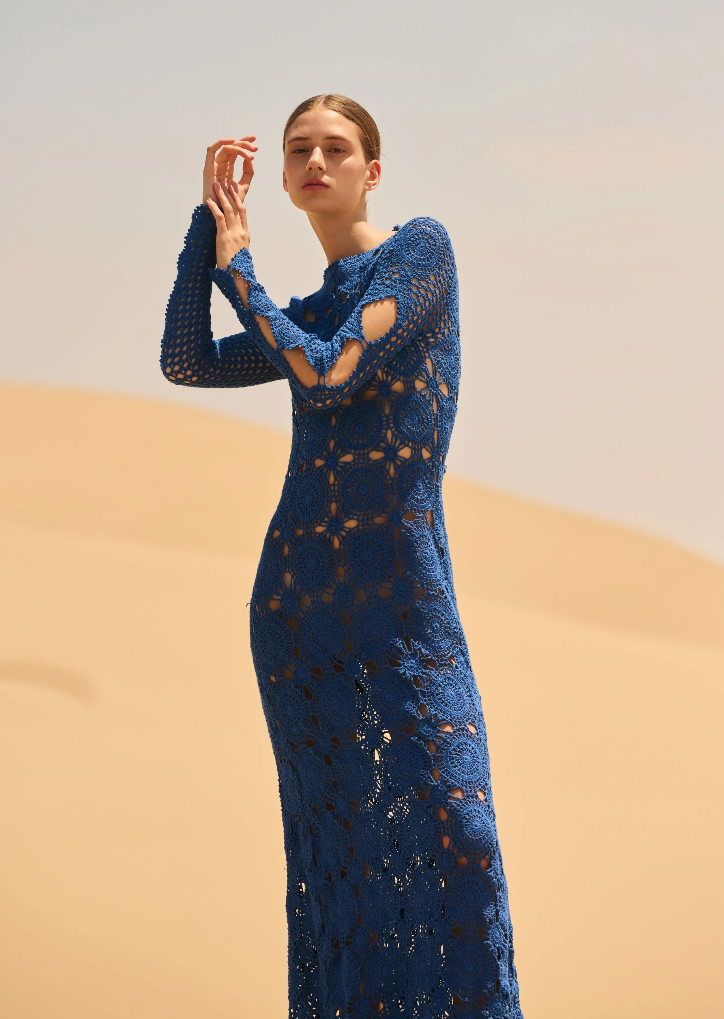 JULES MAXI DRESS | BLUE sold by ESCVDO product image thumbnail 3