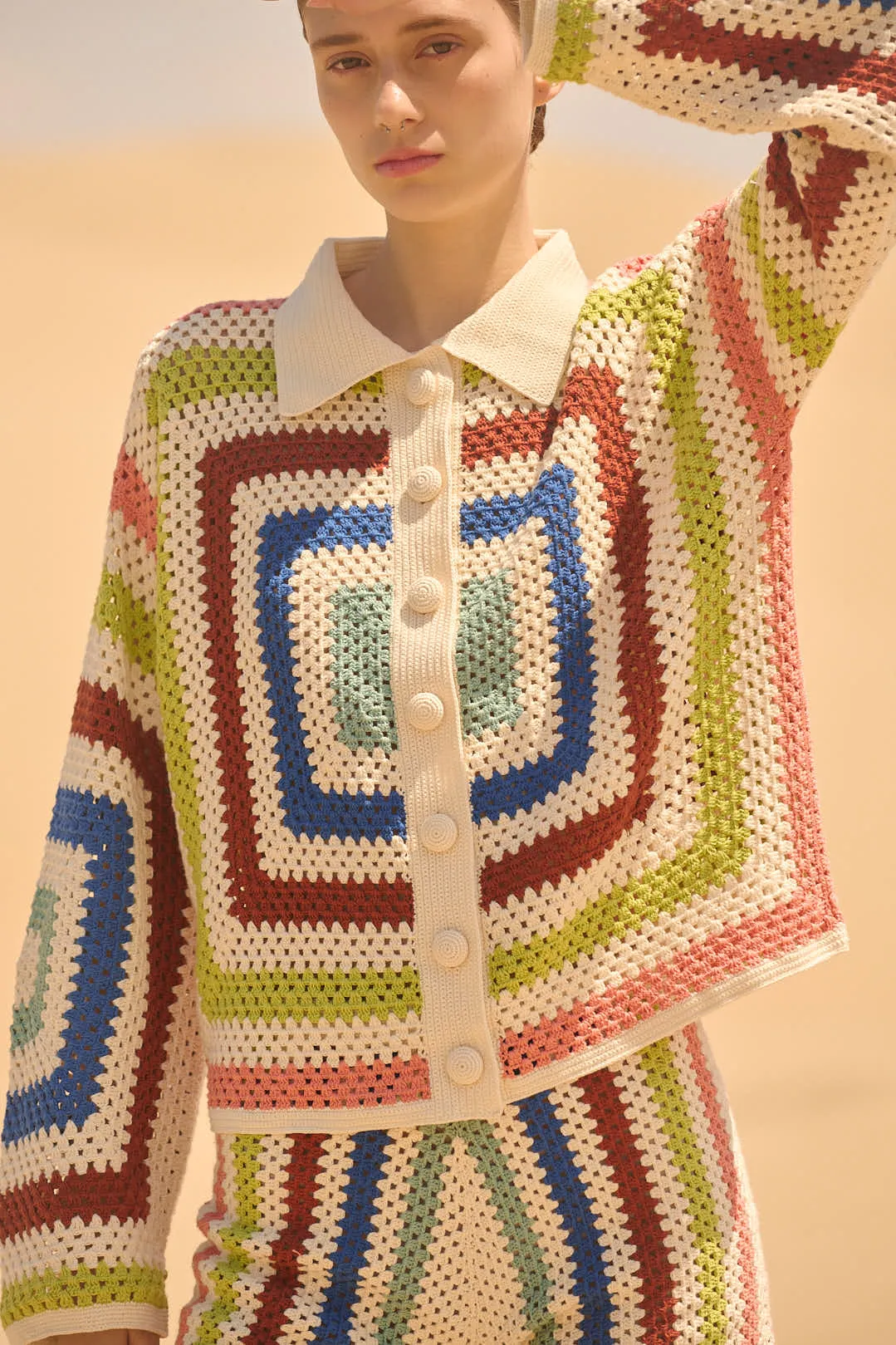 PLAZA CROCHET CARDIGAN | PRE ORDER sold by ESCVDO
