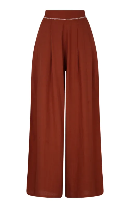 AMALIA PANT | BROWN sold by ESCVDO