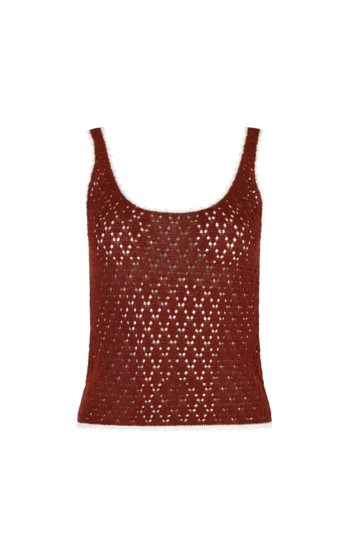 LANDO TOP | BROWN sold by ESCVDO
