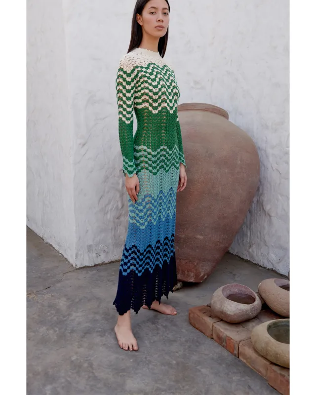 MUSA MAXI DRESS | BLUES | PRE ORDER sold by ESCVDO