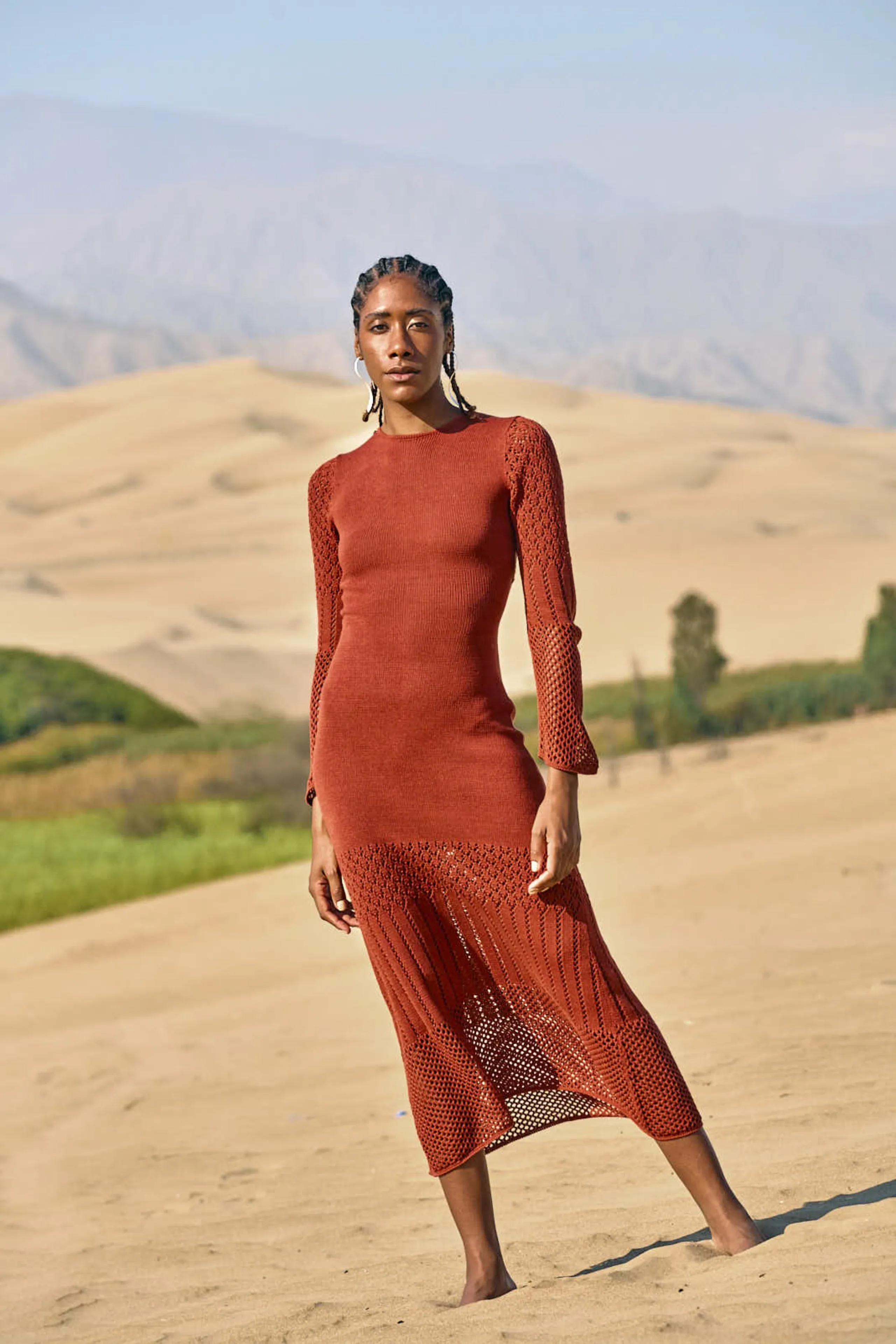 MURGA MAXI DRESS | BROWN sold by ESCVDO