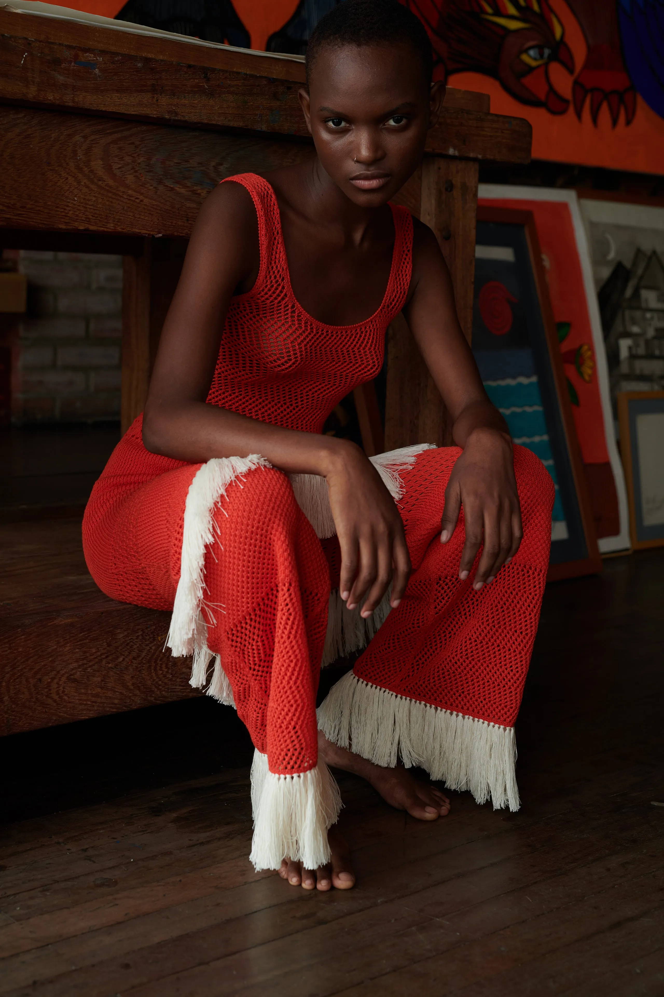 CARISA PANTS | TANGERINE sold by ESCVDO product image thumbnail 2