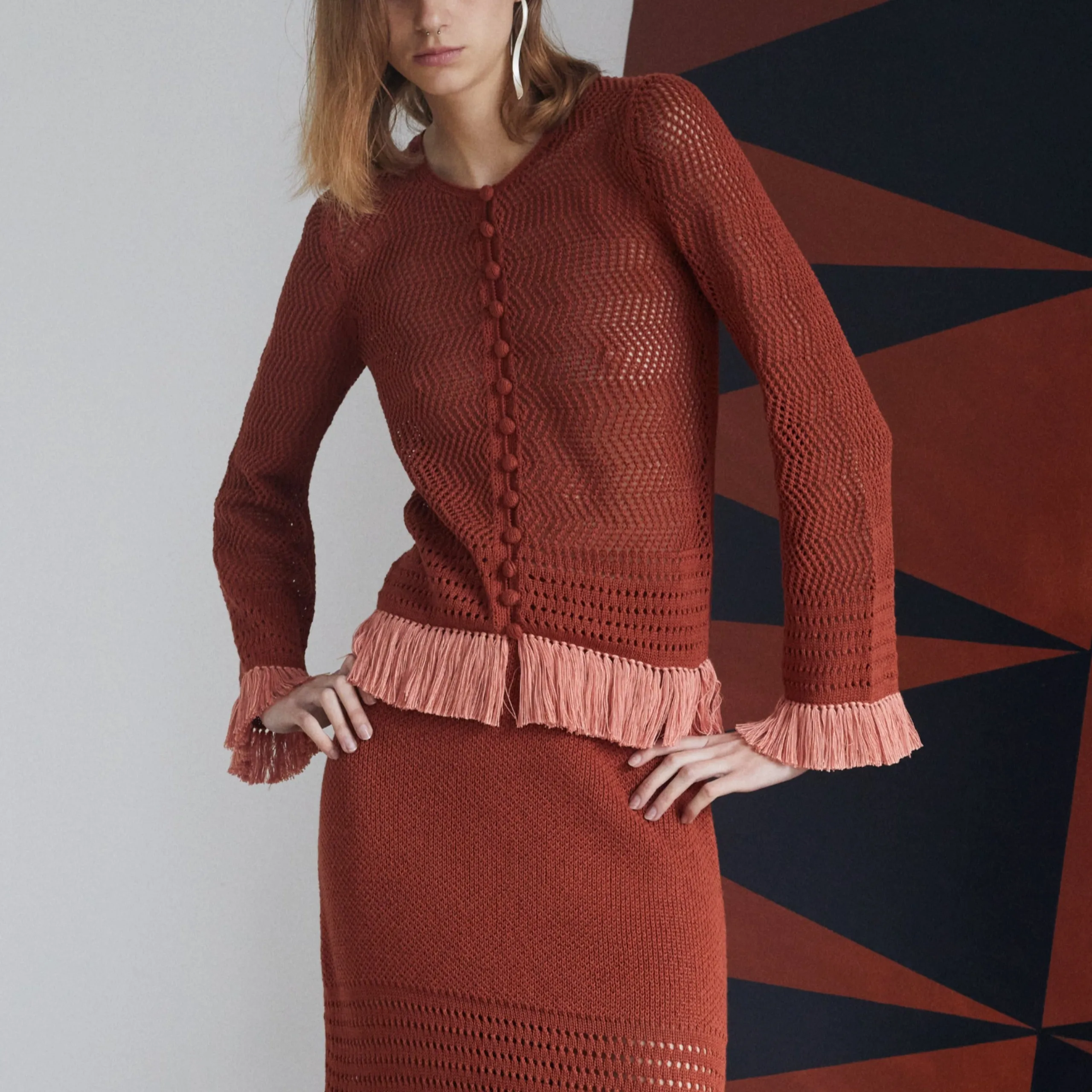 CARISA CARDIGAN | BROWN sold by ESCVDO product image thumbnail 4