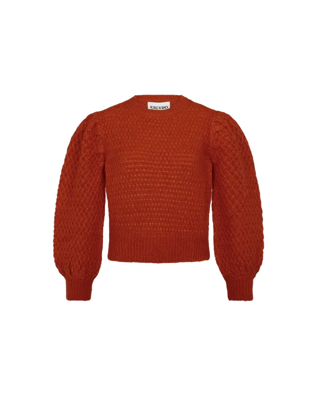 MILAGROS SWEATER | BRICK sold by ESCVDO