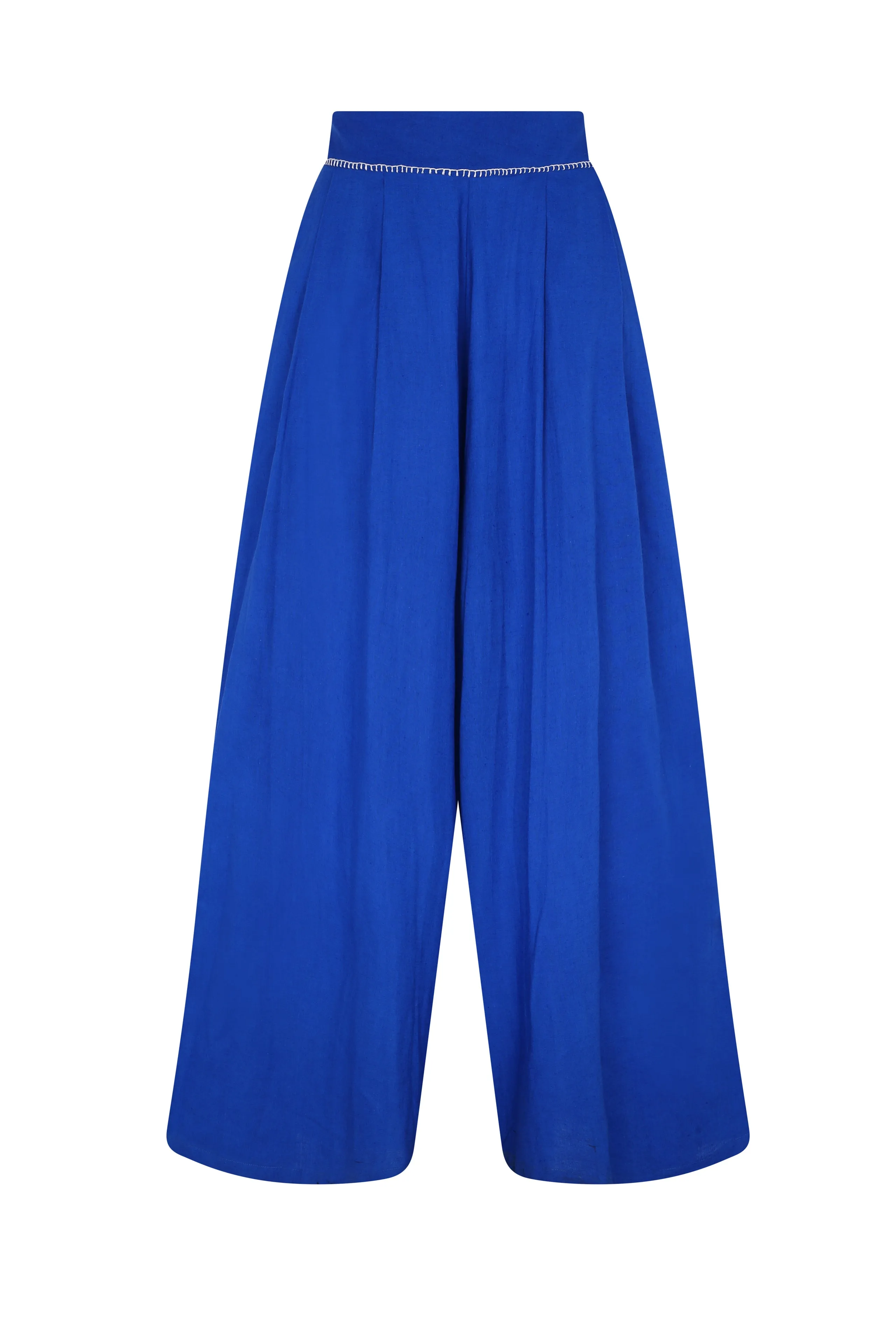 AMALIA PANTS | ELECTRIC BLUE/ IVORY sold by ESCVDO product image thumbnail 2