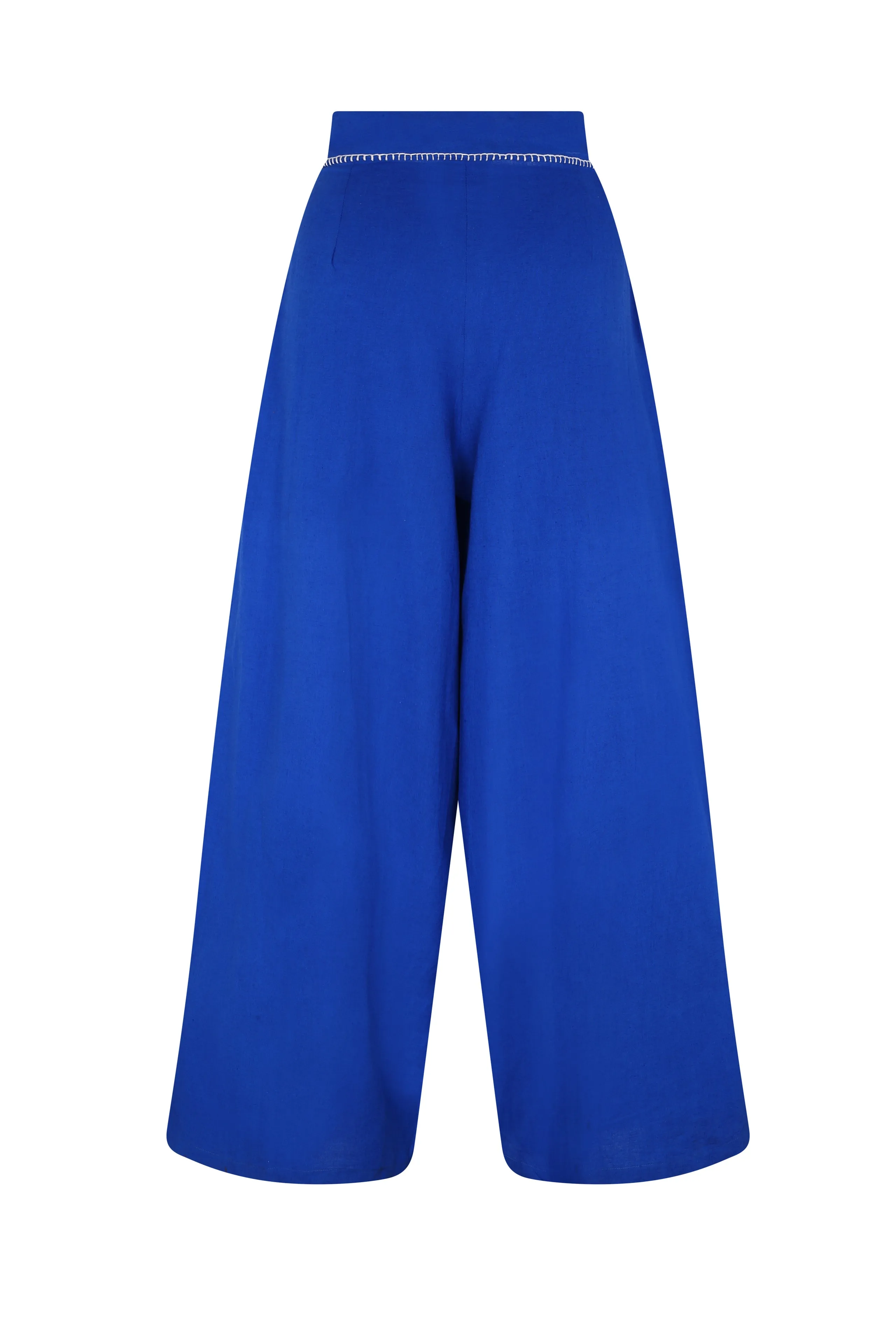 AMALIA PANTS | ELECTRIC BLUE/ IVORY sold by ESCVDO product image thumbnail 5