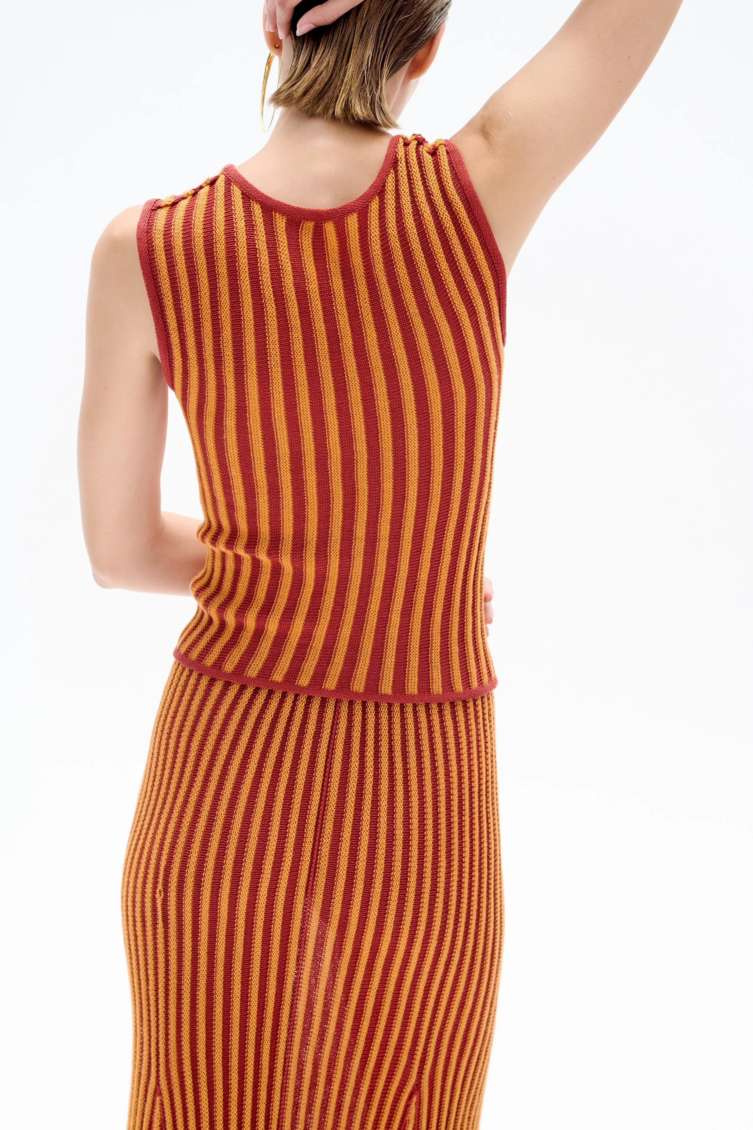 MARINA SET | BURGUNDY/ORANGE sold by ESCVDO product image thumbnail 2