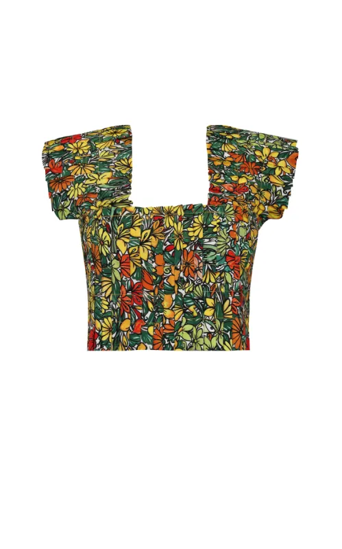 VERA TOP | TROPICAL PRINT sold by ESCVDO