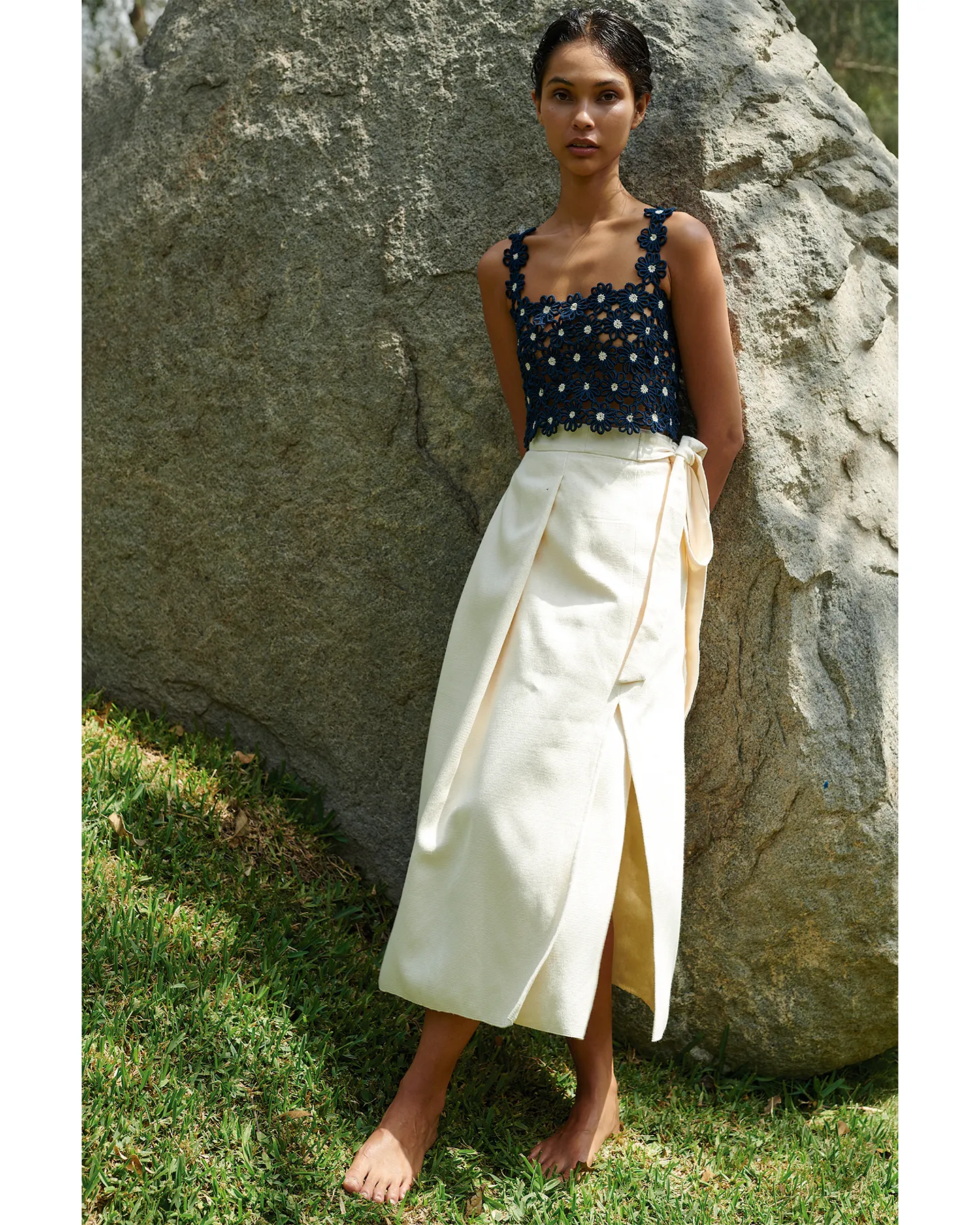 PANCHA SKIRT | IVORY sold by ESCVDO