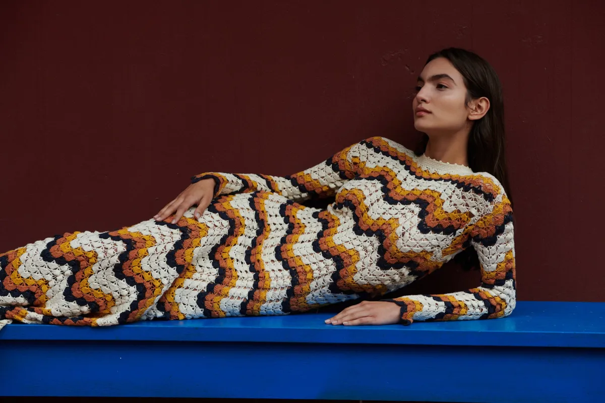 ABANICO HAND CROCHETED DRESS | PRE ORDER sold by ESCVDO