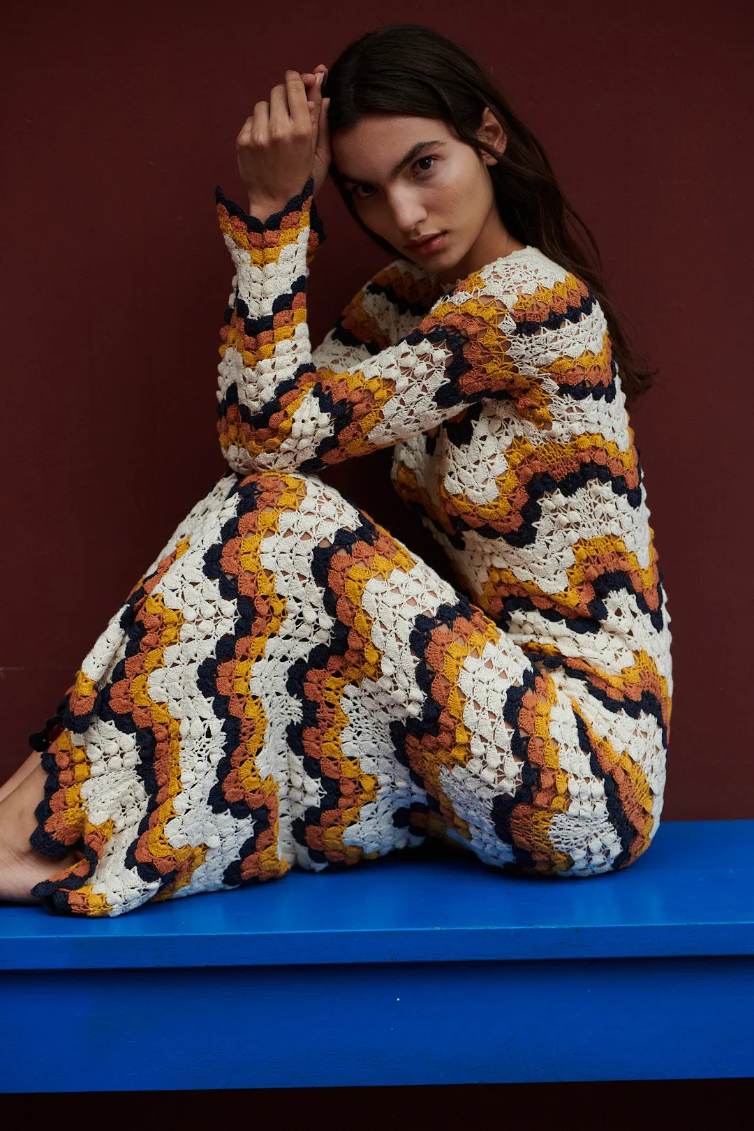 ABANICO HAND CROCHETED DRESS | PRE ORDER sold by ESCVDO product image thumbnail 3