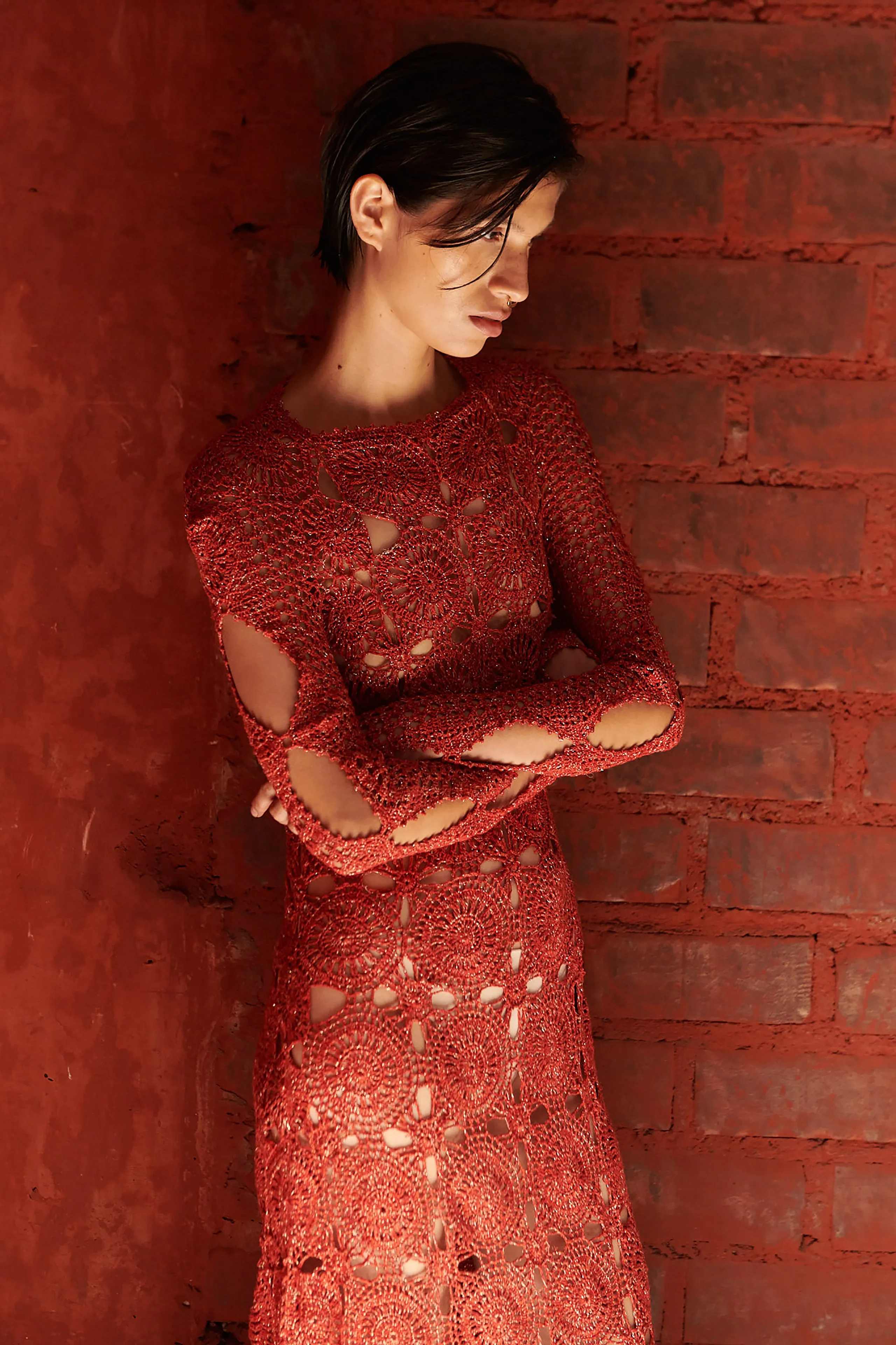 JULES CROCHET DRESS | COLONIAL ROSE sold by ESCVDO product image thumbnail 4