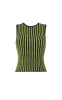 MARINA HALTER TOP | NAVY / LIME GREEN sold by ESCVDO