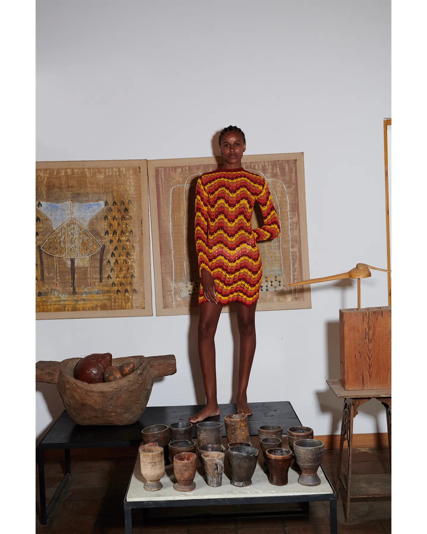 SAFI MINI DRESS | SUNSET | PRE ORDER sold by ESCVDO