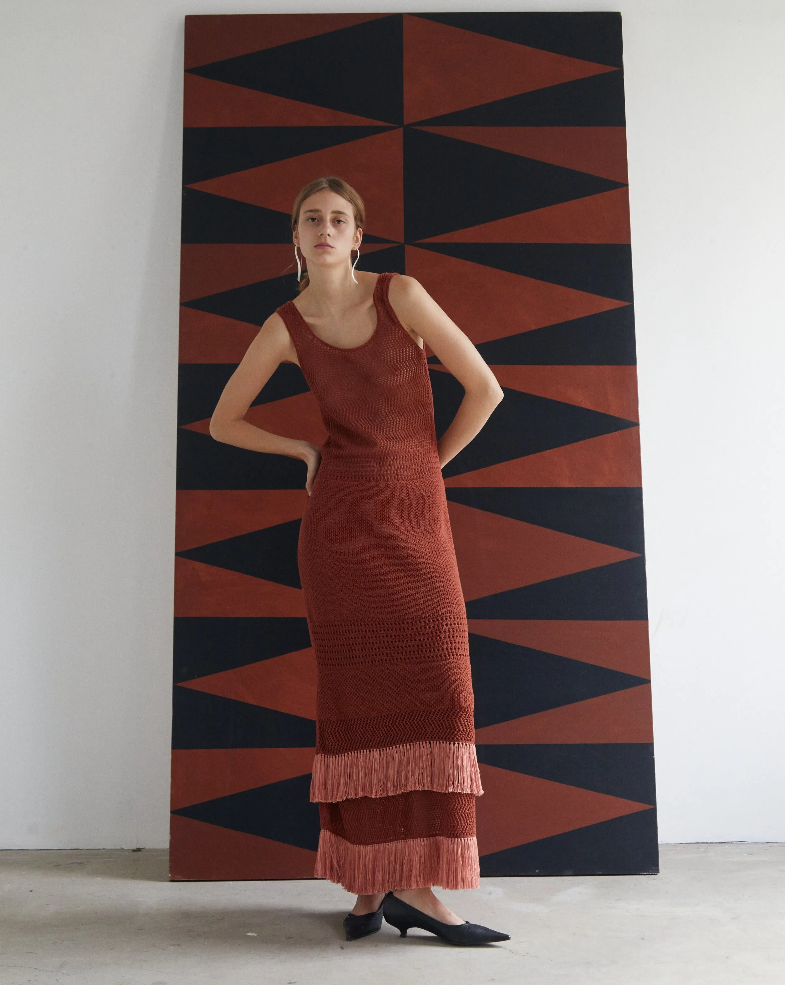 LAGUNA MIDI DRESS | BROWN sold by ESCVDO product image thumbnail 3